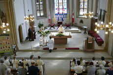 Dankgottesdienst der Kommunionkinder (Foto: Karl-Franz Thiede)